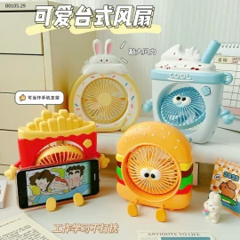 QUẠT CẦM TAY DỄ THƯƠNG -sỉ 105k