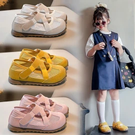 GIÀY LƯỚI HÈ BÉ GÁI-sỉ Sz 23-30 : 138k            Sz 31-36 : 148k 