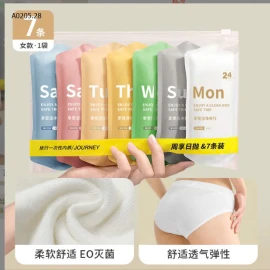 SET 7 QUẦN CHIP DÙNG 1 LẦN -sỉ 60k/set 7c mix màu