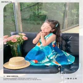 Váy sát nách hoa cho bé gái 1-sỉ 59k