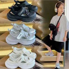 GIÀY THỂ THAO THOÁNG KHÍ QUAI DÁN BG-sỉ Sz 24-31 : 170k           Sz 32-37 : 180k