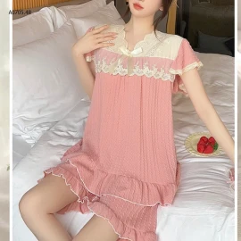 SET BỘ NGỦ PHỐI REN CHO NỮ  -sỉ 160k