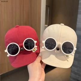 MŨ LƯỠI TRAI KÈM KÍNH CUTE  - sỉ 52k