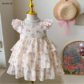 VÁY CÔNG CHÚA XÔ ĐŨI ĐÍNH NƠ CÁNH TIÊN BG -sỉ 189k