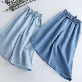 QUẦN DENIM TENCEL CHO BÉ GÁI -sỉ 119k