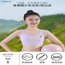 SET 6C ÁO LÓT CHO BÉ GÁI-sỉ 113k/set 6c mix màu