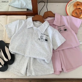 SET POLO GẤU BÉ TRAI CUTE -Sỉ 165k