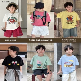 ÁO THUN HOẠT HÌNH BÉ TRAI AMBB - sỉ 103k