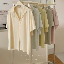 BỘ MẶC NHÀ TRƠN MÀU CHO NỮ- sỉ 198k