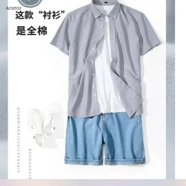 ÁO SƠ MI NAM CỘC TAY- sỉ 180k
