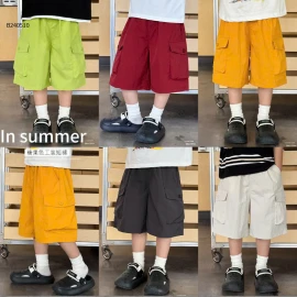 QUẦN SHORT TÚI HỘP BÉ TRAI - sỉ 140k