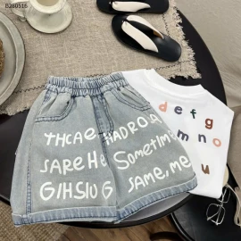 QUẦN JEAN IN CHỮ TRẮNG -Sỉ 130k