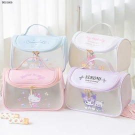 TÚI ĐỰNG MĨ PHẨM HELLO KITTY  - sỉ 73k