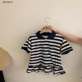 VÁY KẺ HELLO KITTY XINH XỈU  -sỉ 186k