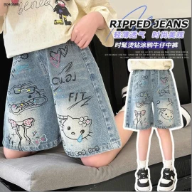 QUẦN JEAN HELLO KITTY - sỉ 110k