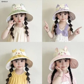 MŨ CHỐNG NẮNG VÀNH RỘNG CHO BÉ  - sỉ 44k