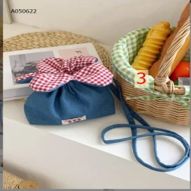 TÚI MINI PHỐI KẺ ĐỎ - sỉ 67k