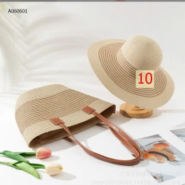 SET TÚI MŨ CÓI ĐI BIỂN - sỉ 145k