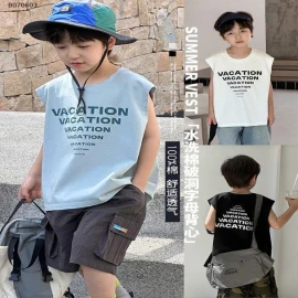  ÁO SÁT NÁCH BT AMBBKIDS -Sỉ sz 90-150: 104k sz 160: 113k 