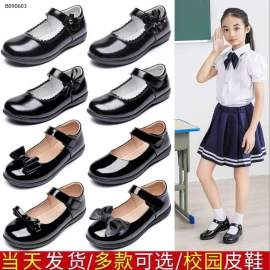 GIÀY HỌC SINH BÚP BÊ DA BÉ GÁI -Sỉ 188k