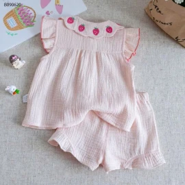 set BG Ngọt ngào như que kem  dâu -Sỉ 130k