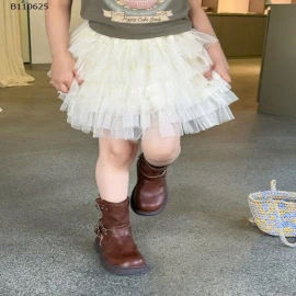 CHÂN VÁY REN AMBBKIDS- Sỉ Giá: 90-150: 165k/ 160: 179k /170: 196k