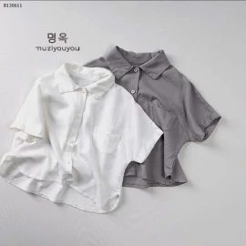 ÁO SƠ MI CỘC TAY CHO BÉ TRAI-Sỉ 150k