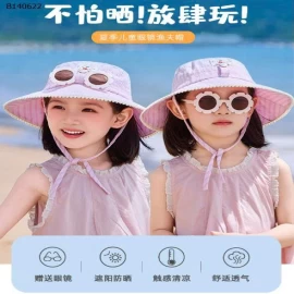 MŨ CHỐNG NẮNG KÈM KÍNH CHO BÉ   - sỉ 90k