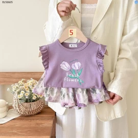 SET ÁO HOA SÁT NÁCH BG - sỉ 160k