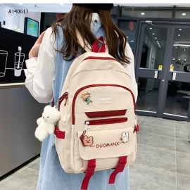 balo học Kèm móc khoá gấu hoặc vịt - sỉ 122k