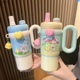 CỐC GIỮ NHIỆT DỄ THƯƠNG CÓ TAY CẦM - sỉ 108k