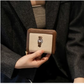 set 2 ví Auth nhà Gấu Beibaobao - sỉ 264k/set 2c (1 to, 1 nhỏ)