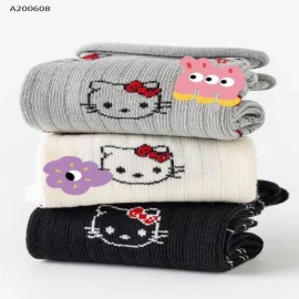 SET 3 ĐÔI TẤT HELLO KITTY  - Sỉ 47k/ set 3 đôi