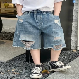 QUẦN SHORT JEAN RÁCH BT - sỉ 159k