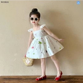 VÁY 2 DÂY ĐÍNH NƠ-Sỉ 221K