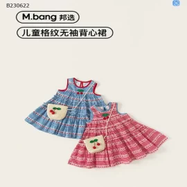  Váy kẻ caro  nhà M.bang -Sỉ 180k