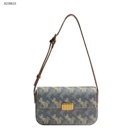 TÚI XÁCH MINI XE NGỰA DA PU XANH  - sỉ 125k