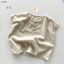 ÁO BA LỖ TRƠN MÀU BÉ TRAI-Sỉ 123K