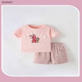 Bộ đồ bé gái in nổi Malwee -Sỉ 142K