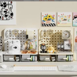 HỘP ĐỰNG ĐỒ VĂN PHÒNG PHẨM THÔNG MINH   - sỉ 70k