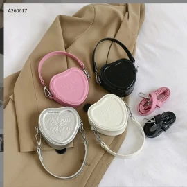 TÚI XÁCH TRÁI TIM MINI   - sỉ 110k
