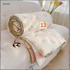 CHĂN HÈ MÁT MẺ 2 LỚP LOẠI A IN HÌNH  - sỉ 195k