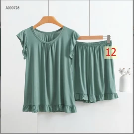 BỘ PHỐI VIỀN BÈO MẶC NHÀ CHO NỮ - sỉ 140k