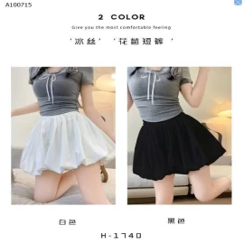  Váy đèn lồng phồng chống lộ- sỉ 117k