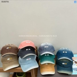 MŨ KẾT JEANS LOANG MÀU- Sỉ giá 96k