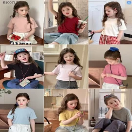 Áo thun trơn màu vải Lyocell nhà AMBB  -Sỉ giá Sz 90-150 # 92k Sz 160 # 102k. Sz 170 # 110k