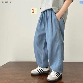 QUẦN SUÔNG TENCEL DENIM CHO BÉ TRAI-Sỉ giá 185k
