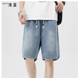 Quần short jean nam form rộng  - sỉ 159k