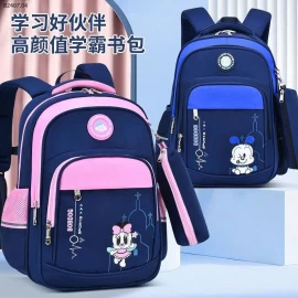 BALO HỌC SINH KÈM HỘP BÚT BOBDOG - Sỉ sz nhỏ 37x28x14cm(lớp 1-2) si 218k  sz to 40x30x16cm (lớp 3-6) sỉ 235k 