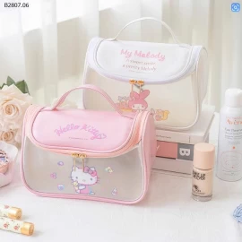 TÚI ĐỰNG MĨ PHẨM HELLO KITTY  - sỉ 73k